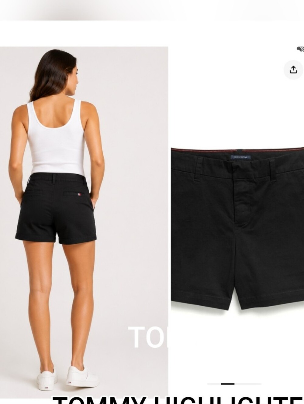 Tommy Hilfiger Black Shorts